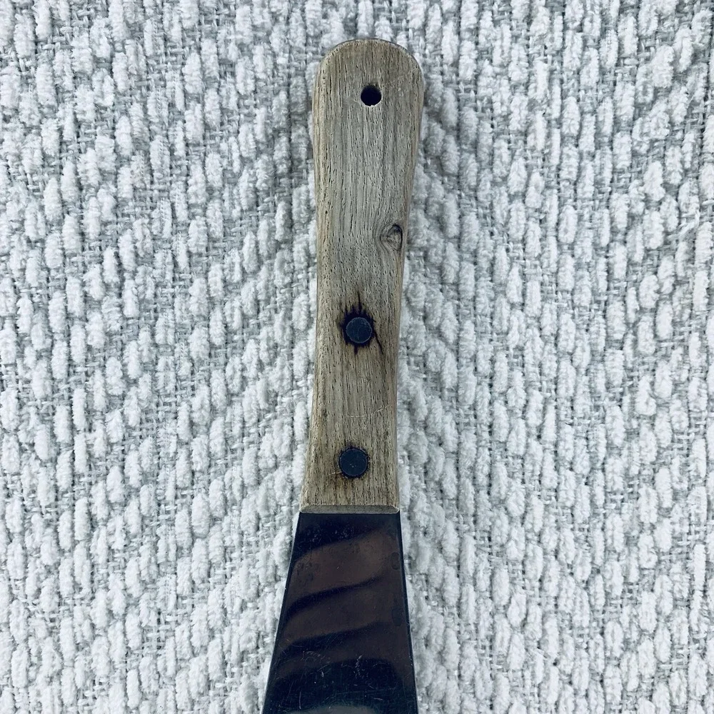 Vintage Vernco #2 Stainless Steel Ice Cream Spade Scoop Wood Handle 9 1/2
